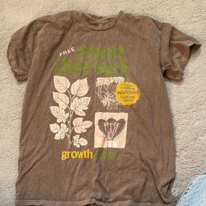 Urban Outfitters Brown Graphic Tee